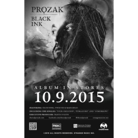 Prozak - Black Ink Poster 18&quot; x 24&quot;