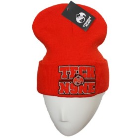 Tech N9ne - Hunter Orange Block Embroidered Folded Skull Cap