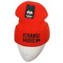 Strange Music - Hunter Orange Stencil Embroidered Folded Skull Cap