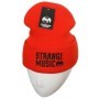 Strange Music - Hunter Orange Stencil Embroidered Folded Skull Cap