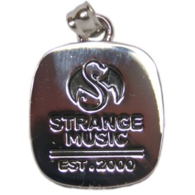 Strange Music - Silver Ring Top Pendant