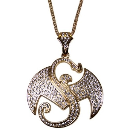 Strange Music - Goldtone Bling Pendant