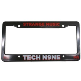 Tech N9ne - Black License Plate Frame