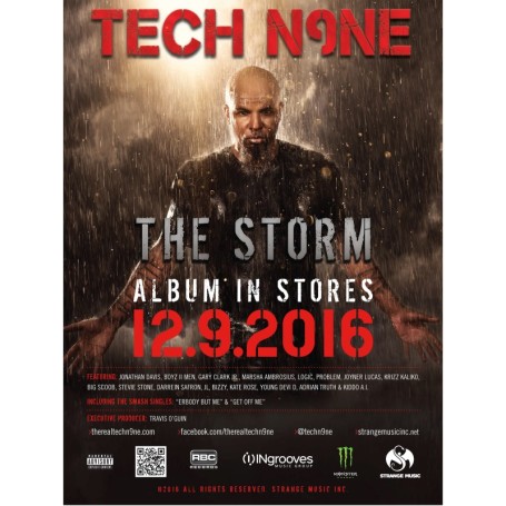 Tech N9ne - The Storm Poster 18" x 24"