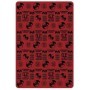 Strange Music - Red Blanket 59 in x 38 in