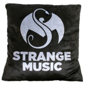 Strange Music - Black Throw Pillow