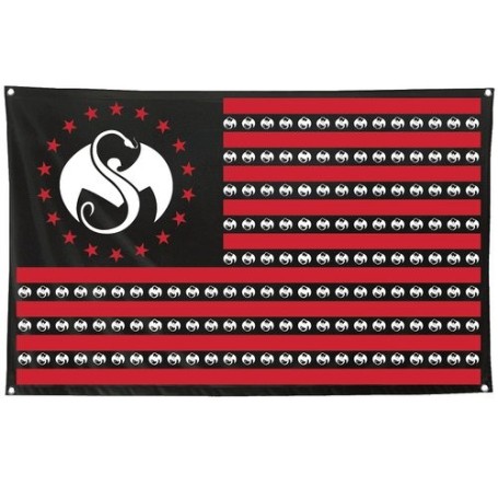 Strange Music - Silver Logo Wall Flag