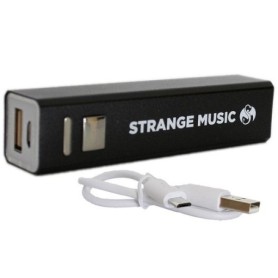 Strange Music - Black 2200 mAh Power Bank w/ Charger