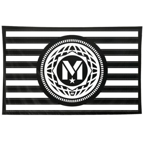 ¡MAYDAY! - Black w/White Small 2 x 3 Flag