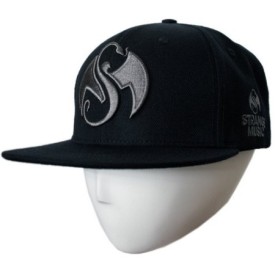 Strange Music - Black w/Gray Logo Hat Snapback