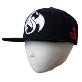 Strange Music - Black w/White/Red Logo Hat Snapback