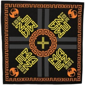 Maez301 - Black Tribal Bandana