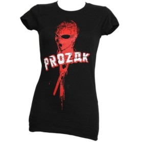 Prozak - Black Violator Ladies T-Shirt