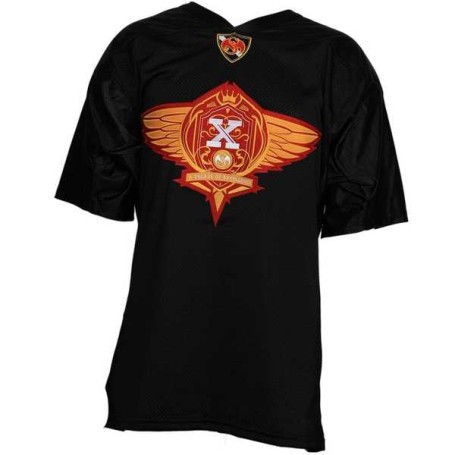 Strange Music Black Crest Football Jersey