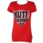 Kutt Calhoun - Red Ladies T-Shirt Linear Maze