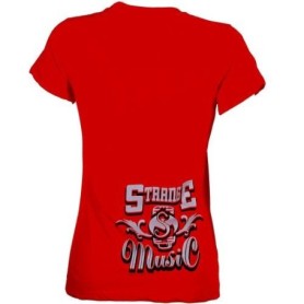 Stevie Stone - Red Silver Mic Ladies T-Shirt