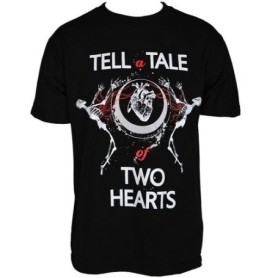 Prozak - Black Two Hearts T-Shirt