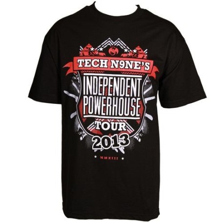 Strange Music - Black Independent Powerhouse Tour T-Shirt