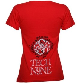 Tech N9ne - Red Ivy Ladies T-Shirt