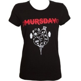 ¡MURSDAY! - Black Logo Bombs Ladies T-Shirt