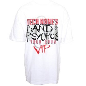 Tech N9ne - White Band of Psychos VIP T-Shirt