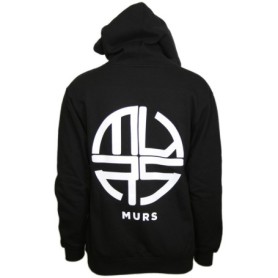 MURS - Black Logo Zip Hoodie