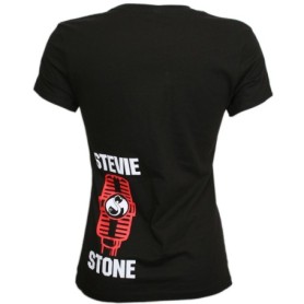 Stevie Stone - Black Run It Ladies T-Shirt