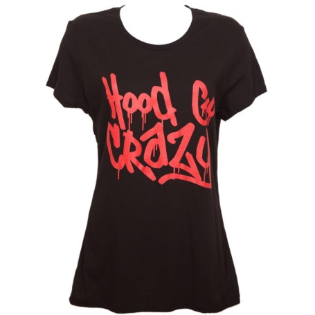 Tech N9ne - Black Hood Go Crazy Ladies T-Shirt