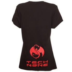 Tech N9ne - Black Hood Go Crazy Ladies T-Shirt