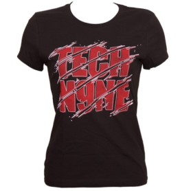 Tech N9ne - Black Red Scars Ladies T-Shirt