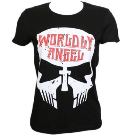 Tech N9ne - Black Worldly Angel Ladies T-Shirt