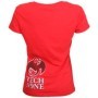 Tech N9ne - Red Barcode Cross Ladies T-Shirt