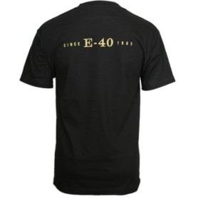 E-40 - Black Sluricane T-Shirt