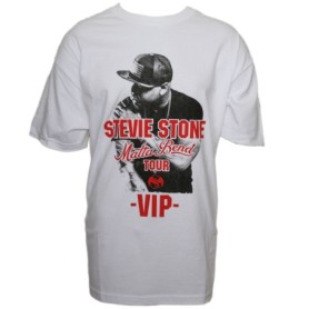 Stevie Stone - White Malta Bend Tour VIP T-Shirt