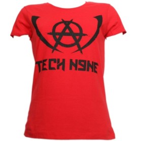 Tech N9ne - Red Worldly Angel Ladies T-Shirt