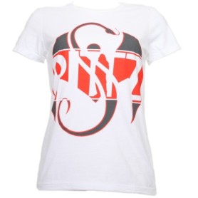 Rittz - White Logo Inset Ladies T-Shirt