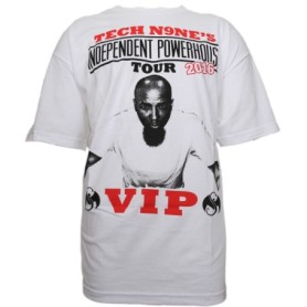 Tech N9ne - White Independent Powerhouse Tour 2016 VIP T-Shirt