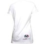 Mackenzie Nicole - White Starburst Ladies V-Neck T-Shirt