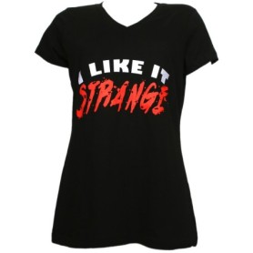 Strange Music - Black I Like It Strange Ladies V-Neck T-Shirt