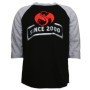 Strange Music - Black / Gray Since 2000 Raglan T-Shirt