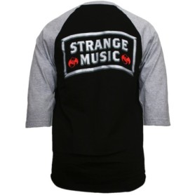 Strange Music - Black / Gray Since 2000 Raglan T-Shirt