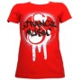 Strange Music - Red Graffiti Ladies T-Shirt