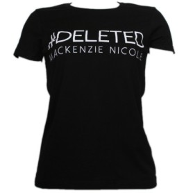Mackenzie Nicole - Black Deleted Ladies T-Shirt