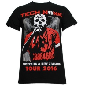 Tech N9ne - Black AU/NZ Tour 2016 T-Shirt