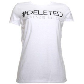 Mackenzie Nicole - White Deleted Ladies T-Shirt