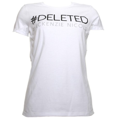 Mackenzie Nicole - White Deleted Ladies T-Shirt