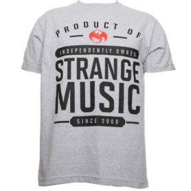 Strange Music - Heather Gray Product Of Strange T-Shirt