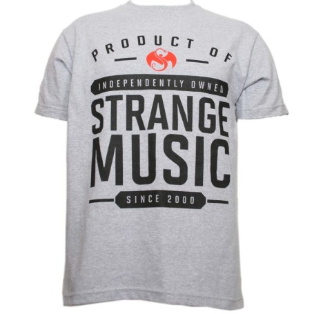 Strange Music - Heather Gray Product Of Strange T-Shirt