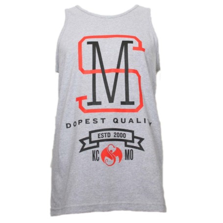 Strange Music - Heather Gray Banner Tank Top