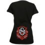 Strange Music - Black Palm Ladies V-Neck T-Shirt